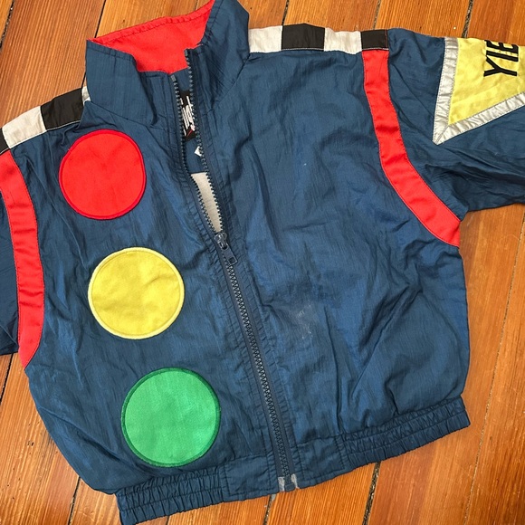 Retro Windbreaker Set - 90’s Traffic Motif - 3T - Picture 3 of 3